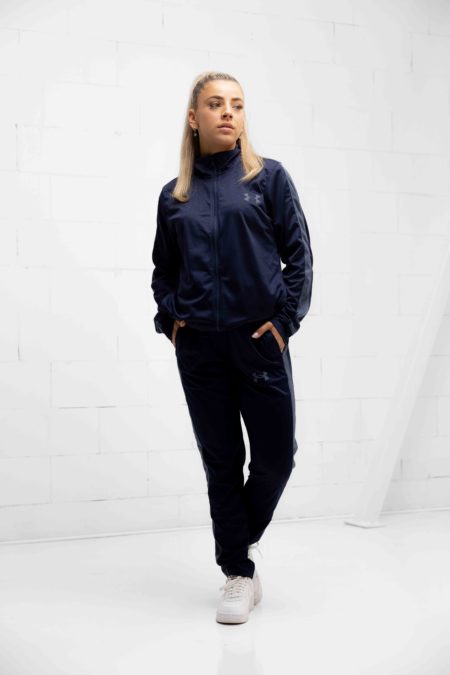 Under Armour trainingspak voor dames donkerblauw